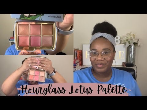 Hourglass 2024 Ambient Lighting| Lotus Flower 2024 Holiday Palette|Swatches, Try On, Comparison