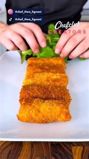 Poisson pané maison, une recette de notre ami @chef_theo_lignani membre du club des créateurs Chefclub - Suivez @chef_theo_lignani sur Instagram et Tiktok 🙂 | Chefclub