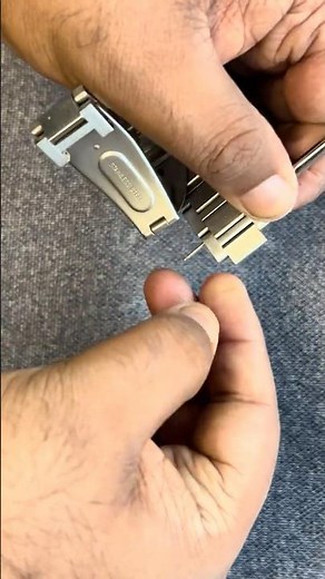 how to adjust a metal watch strap at home