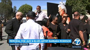 LA residents pay tribute to legendary Jazz artist Barbara Morrison