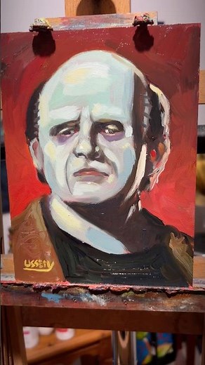 Young Frankenstein Art Series | Time-Lapse Painting of Peter Boyle as The Monster #art #artvideo ￼