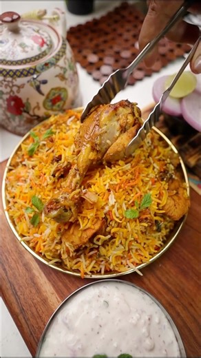 1.2M views · 22K reactions |  Hyderabadi Chicken Dum Biryani Recipe...