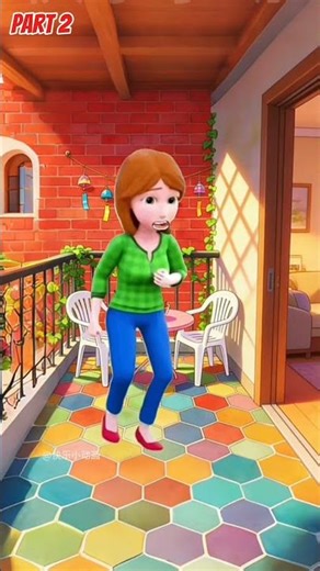 A Stranger Outside My Window?! Part 1 😱😱😱 #shorts #usa #english #funny #cartoon #animation