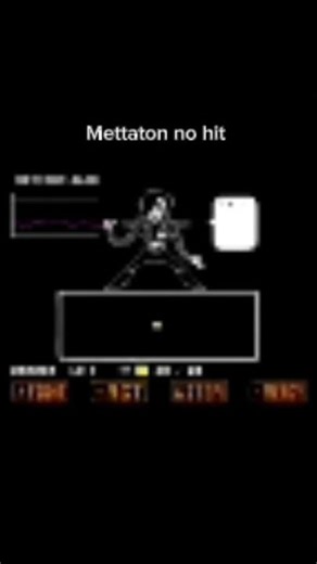 Mettaton no hit #4k #gameplay #mettaton #mettatonex #undertale #shorts
