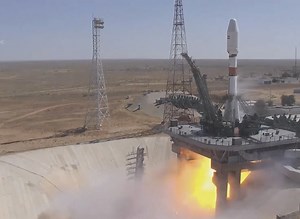 Russia launches Iranian satellite into space from Kazakhstan base