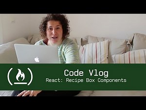 Recipe Box Components - Code Vlog {20}