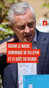 🤫 Bruno Le Maire ne serait pas du genre à prendre des risques ? C’est en tout cas l’avis de son ancien mentor, Dominique de Villepin. La rédaction de L’Express a quelques indiscrétions à vous chuchoter… ➡️ https://l.lexpress.fr/8VL #politique #gouvernement | L'Express