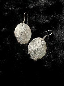 Silver Earrings - NH Fern - Etsy Australia