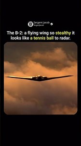The B-2: a flying wing so stealthy it looks like a tennis ball to radar.#technology #b2bomber