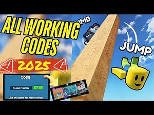 🚨New🚨 ALL WORKING PYRAMID UPDATE CODES For Climb And Jump Tower | Roblox Climb And Jump Tower Code