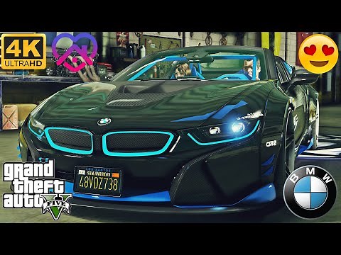 BMW I8 Liberty Walk Roadster tuning - GTA V test drive !