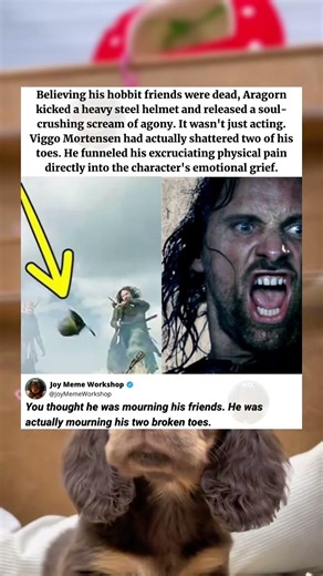 The agonizing truth behind Aragorn's iconic scream of grief #memes #funny #movies