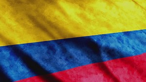 Colombia flag, render - Free Stock Video