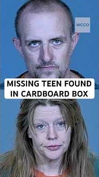 Couple charged after missing girl found in cardboard box #shorts