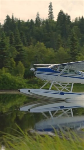 Bryce Haddock on Instagram: "Cessna 185 on floats arriving at Rainbow River Lodge, Alaska. Raw sound, real Alaska. @rainbowriverlodge"