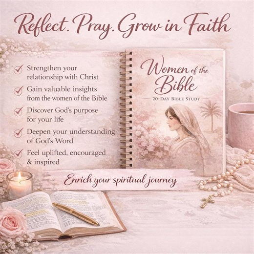 Women of the Bible Study Printable PDF, 20 Day Devotional, Scripture Journal, Faith Planner, Christian Gift for Ladies - Etsy