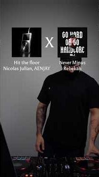 Hit the floor X Never minus Rate it from 1 - 10 ?😮‍💨#techno #hardtechno #dj