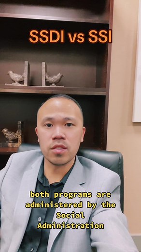 Whats the difference between SSDI and SSI? #ssdi #ssi #disability #disabilitytiktok #socialsecuritydisability #over50 #over60