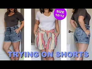5 Cute Shorts for Curvy Bodies (Try On) | Bailey B.