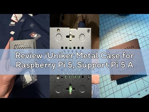 Review iUniker Metal Case for Raspberry Pi 5, Support Pi 5 Active Cooler, Support PCIe to M2 NVMe Sh