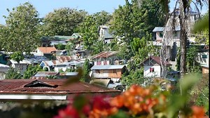 Houses in Cebu city in the Philippines