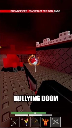 Bullying Doombringer with reflector #combatinitiation #roblox