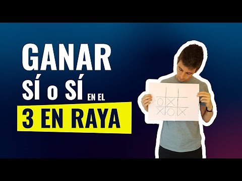 Como ganar siempre al tres en raya | El truco que debes saber