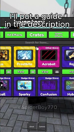 I got the camera glove! (Guide in Description!)