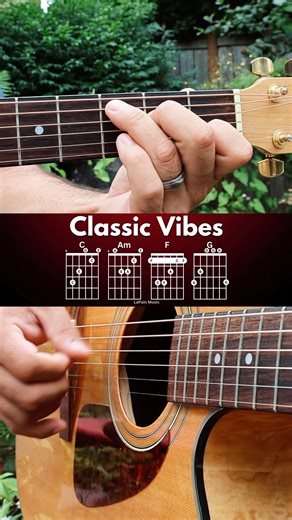 Classic Vibes – C → Am → F → G #Shorts