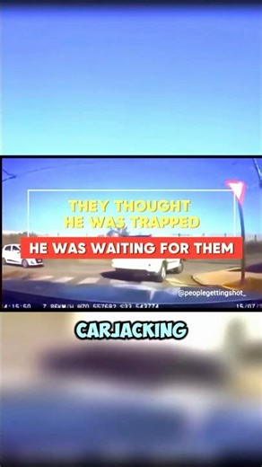 Instant Karma: Carjacker Gets Hit by the Driver They Ambushed
