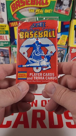 1988 Score Baseball Card Pack Break | Jason Opens Cards ⚾⚾⚾ #vintagebaseballcards #youtubereels #baseball #80s #junkwaxera #cardcollection #jasonopenscards #cardcollectors #baseballcards #waxpacks #cardcollector #sportscards #CardCollecting #youtuber #junkwax #whodoyoucollect #thehobby #betterthanmowinggrass #tomglavine | Jason Opens Cards