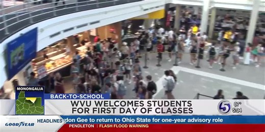 WVU students talk first day back to class