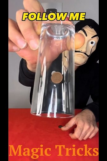 184K views · 4.8K reactions | COIN THROUGH GLASS MAGIC TRICK TUTORIAL#neiperte #perte #foryou #followme #follower #following #follow #amazing #tutorial #magic #trick #cardtrick #cointrick #fyp #trend #trending #foryoupage #magictrick #pageforyou #tiktok #viralvideofb#follower | Magic Tricks | Facebook