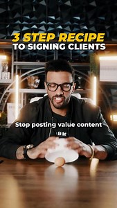 Stop posting value content, do this instead 👇🏽 You’ve been told “just post value” for a year. You did it. And your DMs are still dry. Value only content is like eating one egg for breakfast. Technically healthy… but not enough to keep you full. To actually sign clients, you need three types of content: 1️⃣ Value content, solves problems and shows you know your stuff. This gets attention. 2️⃣ Connection content, stories, opinions, real life. This makes people feel like they know you. 3️⃣ Proof 