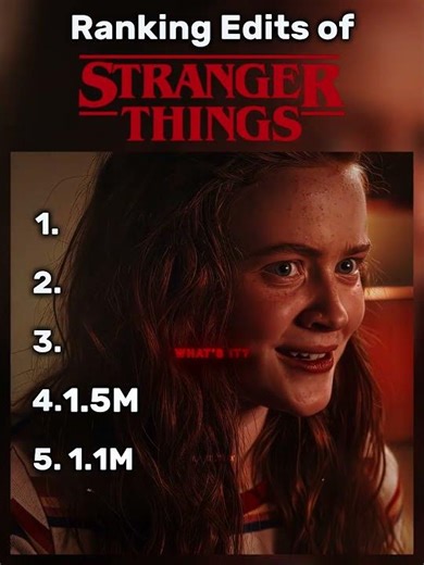 Ranking Stranger Things Edit P28 🔥
