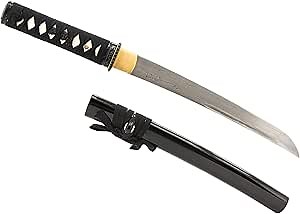 Japanese Samurai Swords, Functional, Hand Forged, 1045 Carbon Steel, 10 Times Folded, Heated Tempered, Full Tang