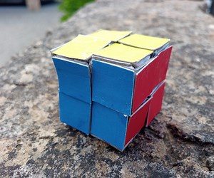 Cardboard 2x2 Rubik's Cube