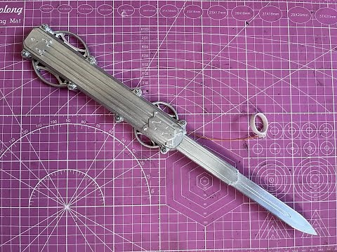 $1100 Real metal Basim's hidden blade from Assassin's Creed Mirage by ImDeePain Reborn