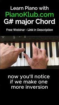 Learn the G sharp major chord on piano - in 3 minutes