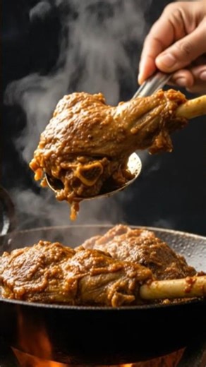 “Open Forest Mutton Curry Recipe 🔥 Ultra Close-Up Cooking | Village Style Mutton