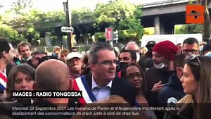 839K views · 7.2K reactions | Mercredi 29 Septembre 2021 : Affaire des consommateurs de crack. Les riverains de Pantin et d’Aubervilliers manifestent après le déplacement des consommateurs de crack à côté de chez eux. Images : Radio Tongossa. | Radio Tongossa Info | Facebook