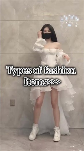 diffrenet types of fashion items 👗