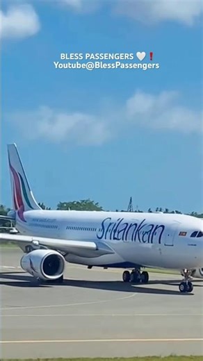 The Most Impressive Landing You’ll Ever See✈️🔥#landing#srilankan#a330#colombo#airport#shorts