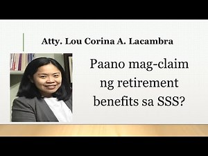 SSS: How to claim retirement benefits?