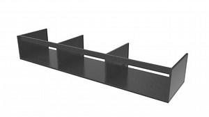 FUFU&GAGA Extendable TV Stand Entertainment Center Black Wood Media Console Fits TV up to 120 in., With Drawers (65.4-106.3"W) KF020334-01