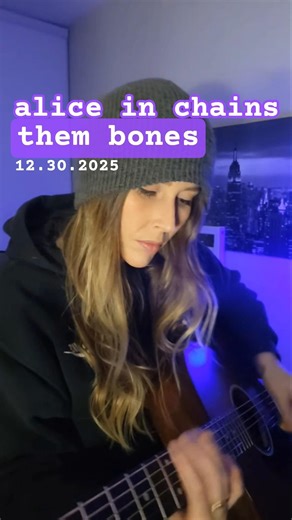alice in chains them bones play through #livepractice #livemusic #aliceinchains #guitar
