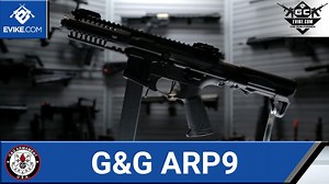 G&G CM16 ARP9 CQB Carbine Airsoft AEG(Model: Black / Gun Only)