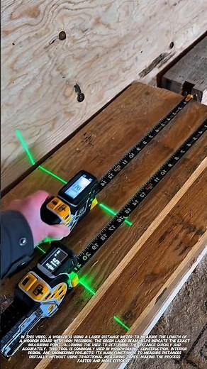 Laser Distance Meter | Accurate Wood Measurement Technology.