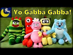 Yo Gabba Gabba Toys! Talking Brobee, Muno, Plex, Foofa and Toodee Plush!