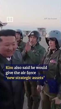 North Korea’s leader vows to update air force